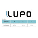 Canelito Lupo Panturrilha Alta Compressão Emana Unisex 15001-001 Corrida Original Triatlon Suporte Panturrilha Esporte Alta Performance Preto