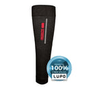 Canelito Lupo Panturrilha Alta Compressão Emana Unisex 15001-001 Corrida Original Triatlon Suporte Panturrilha Esporte Alta Performance Preto