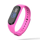 Relógio feminino digital m4 led A prova água Esportivo masculino Unissex