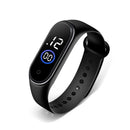 Relógio feminino digital m4 led A prova água Esportivo masculino Unissex