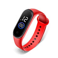 Relógio feminino digital m4 led A prova água Esportivo masculino Unissex