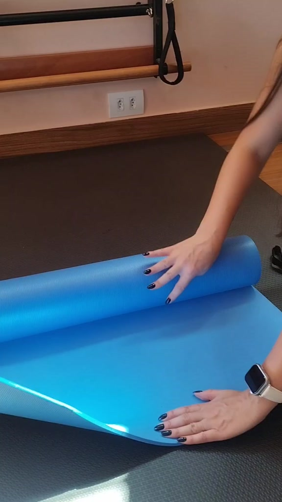 Tapete Yoga Mat Colchonete Tatame 1,70mx55cmx5mm Exercício em Casa