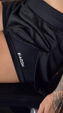 KIT COM 2 SHORTS FEMININO 2 EM 1 FEMININO DRY FIT C/ Bolso Porta Celular Kaizen Academia, Treino