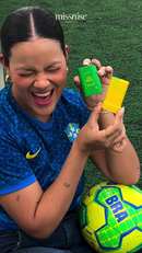 Stick Brasil Pinta Rosto Verde e Amarelo Miss Rosê Copa do Mundo