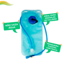 Refil D'água 2L Com Mangueira Para Mochila Hidratação Bike Ciclismo Camping Trilha Bolsa Bicicleta