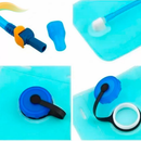 Refil D'água 2L Com Mangueira Para Mochila Hidratação Bike Ciclismo Camping Trilha Bolsa Bicicleta