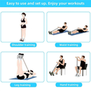 Elástico Extensor de Exercícios Pull Reducer Multi Função Academia Em Casa Uso Profissional