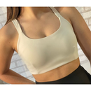 Top Academia Fitness Duplo Poliamida Alça Grossa Com Sustentação