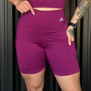 Short Academia Fitness Feminino Com Bolso e Cintura Alta