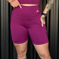 Short Academia Fitness Feminino Com Bolso e Cintura Alta