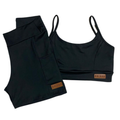 Conjunto Fitness - Shorts com bolso e Top de alça