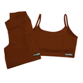 Conjunto Fitness - Shorts com bolso e Top de alça