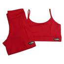 Conjunto Fitness - Shorts com bolso e Top de alça