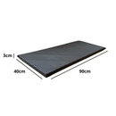 Colchonete p/ Academia Premium 90x40x3 cm Espuma Macia D23 Impermeável Compacto Fit Mat Yoga Pilates