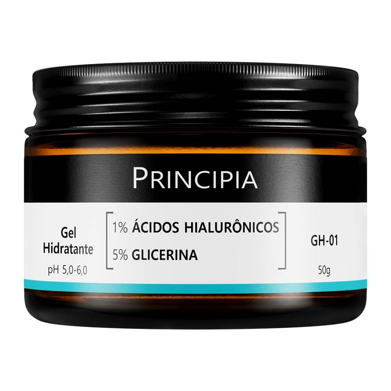 Gel Hidratante facial GH-01 Principia - Ácidos Hialurônicos + Glicerina