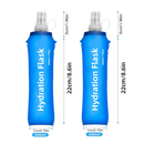 500ml Soft Silicone Dobrável Garrafa de Água Esporte Correndo Ao Ar Livre Viajando Correndo Chaleira Hidratação Pack Bag