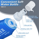 500ml Soft Silicone Dobrável Garrafa de Água Esporte Correndo Ao Ar Livre Viajando Correndo Chaleira Hidratação Pack Bag