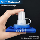 500ml Soft Silicone Dobrável Garrafa de Água Esporte Correndo Ao Ar Livre Viajando Correndo Chaleira Hidratação Pack Bag