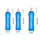 500ml Soft Silicone Dobrável Garrafa de Água Esporte Correndo Ao Ar Livre Viajando Correndo Chaleira Hidratação Pack Bag