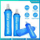 500ml Soft Silicone Dobrável Garrafa de Água Esporte Correndo Ao Ar Livre Viajando Correndo Chaleira Hidratação Pack Bag
