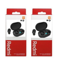 Fones de ouvido sem fio Bluetooth compactos Xiaomi Redmi Airdots com Estojo Recarregável
