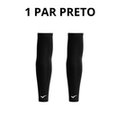 1 Par de Manguito Proteção Uv 45+ Braço Vôlei Basquete Futebol Triathlon Corrida Ciclismo Original Fenix