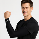 1 Par de Manguito Proteção Uv 45+ Braço Vôlei Basquete Futebol Triathlon Corrida Ciclismo Original Fenix