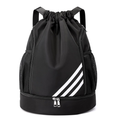Bolsa com Corda Impermeavel Compartimento para Tenis Mochila Esportiva Academia