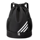 Bolsa com Corda Impermeavel Compartimento para Tenis Mochila Esportiva Academia