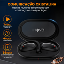 INOVA Fone de Ouvido Bluetooth Esportivo com 36h de Bateria