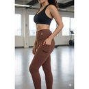 Calça Legging Feminina Fitness Suplex Cintura Alta Com Bolso