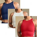 Kit 3 top fitness feminino top academia feminino top suplex firme top esportivo com sustentação top treino feminino
