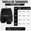 Shorts Masculino Bermuda Compressão Para Corrida Treino