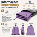 Tapete Yoga Mat Colchonete Tatame 1,70mx55cmx5mm Exercício em Casa