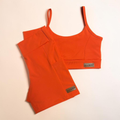 Conjunto Fitness - Shorts com bolso e Top de alça