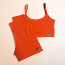 Conjunto Fitness - Shorts com bolso e Top de alça