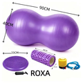 Almofada Disco Equilíbrio 33cm Inflável 200kg Exercícios Fitness Roller Liberação Miofascial Soltura