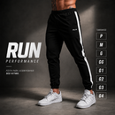 Calça Jogger Run P ao G4 Tactel com Elastano para Treino Esportiva Masculina Original com Punho