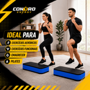 Step Academia 60x30x10cm EVA Fitness Antiderrapante Aeróbico Funcional Exercícios Treino CondroEnergy