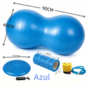 Almofada Disco Equilíbrio 33cm Inflável 200kg Exercícios Fitness Roller Liberação Miofascial Soltura