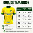 Camisa do Brasil Camiseta do Brasil Seleção Brasileira Torcida Brasil Amarela Patriota Torcedor