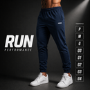 Calça Jogger Run P ao G4 Tactel com Elastano para Treino Esportiva Masculina Original com Punho