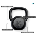 Kettlebell Pintado 4kg a 16kg Fitness Crossfit Treino Funcional Musculação Agachamento Casa