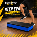 Step Academia 60x30x10cm EVA Fitness Antiderrapante Aeróbico Funcional Exercícios Treino CondroEnergy
