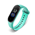Relógio feminino digital m4 led A prova água Esportivo masculino Unissex