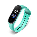 Relógio feminino digital m4 led A prova água Esportivo masculino Unissex