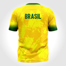 Camisa do Brasil Camiseta do Brasil Seleção Brasileira Torcida Brasil Amarela Patriota Torcedor