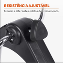 Mini Bike Ergométrica Pernas Braços Fisioterapia Cicloergometro Pedalinho Monitor LCD