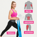 Elástico de Treino Mini Band / Elástico Tensão Extensor Exercício Treino Funcional Fisioterapia em Casa
