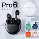 Air Pro 6 TWS Fones de ouvido Bluetooth sem fio Fones de ouvido esportivos jorge